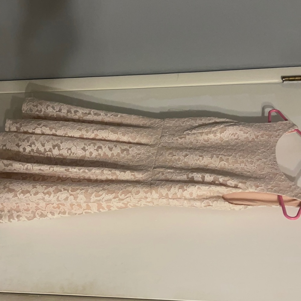 Nude lace dress